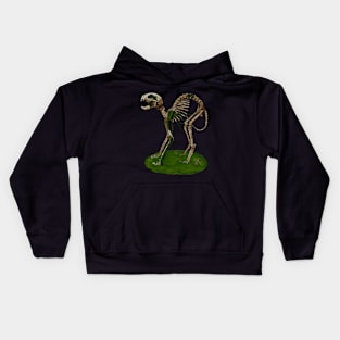 Feline Skelly Kids Hoodie